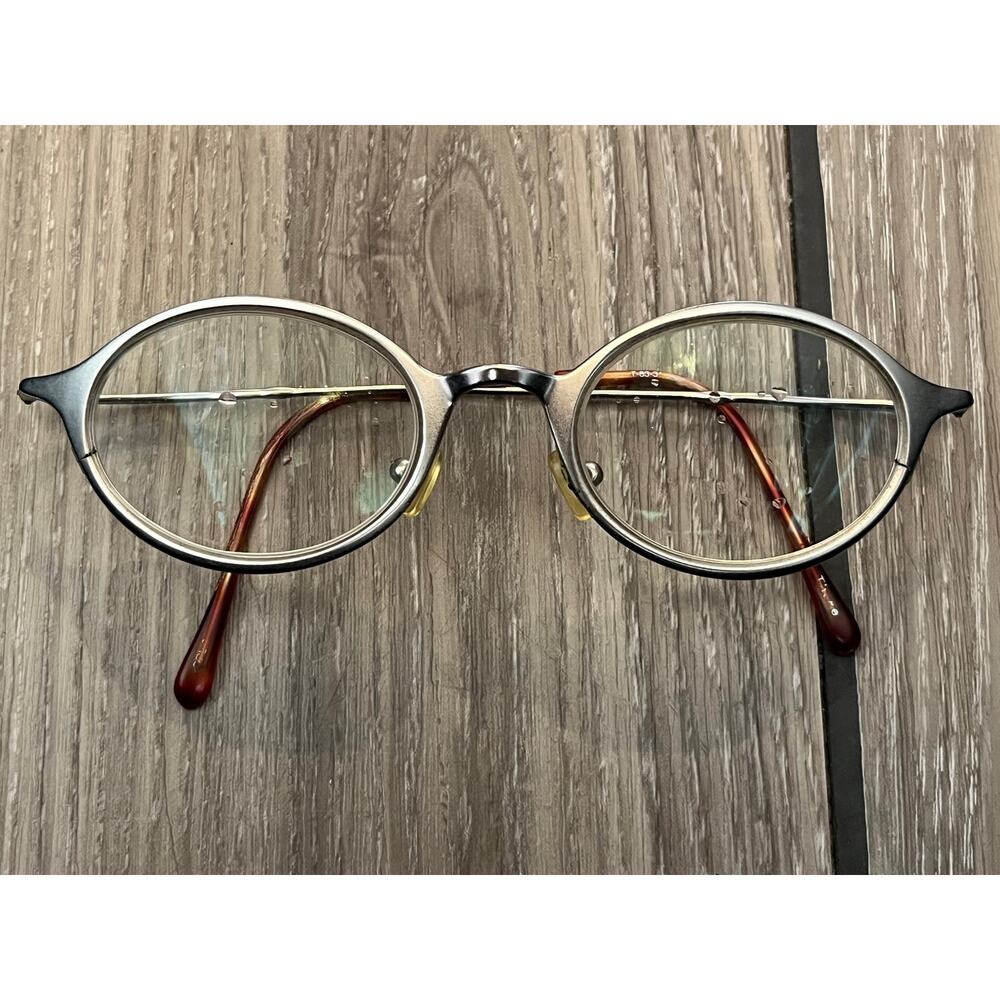 Theme Small Oval Smokey Silver Quality EyesGlasses